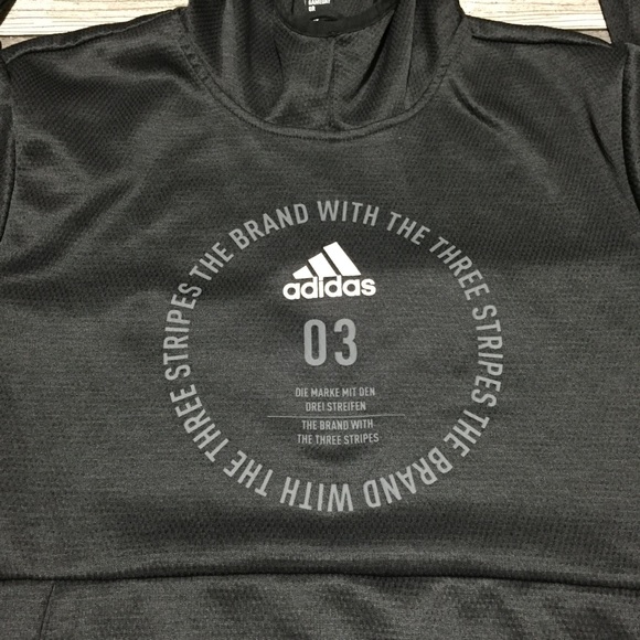 Adidas Climawarm Hoodie Men’s S Black Brand With The Three Stripes Lightweight - Picture 6 of 10